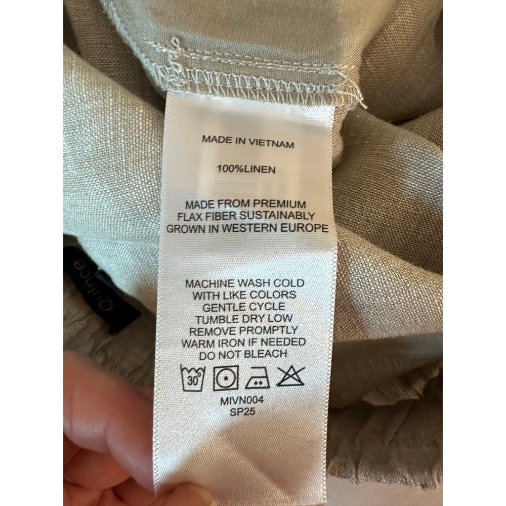 Quince 100% European Linen Maxi Skirt Flax Medium - Picture 8 of 8